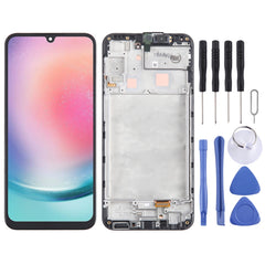 Original LCD Screen Digitizer Full Assembly with Frame, For Samsung Galaxy A25 SM-A256B, For Samsung Galaxy A15 5G SM-A156B, For Samsung Galaxy A35 SM-A356B, For Samsung Galaxy A05 SM-A055F, For Samsung Galaxy A05s SM-A057F�����������������������������...
