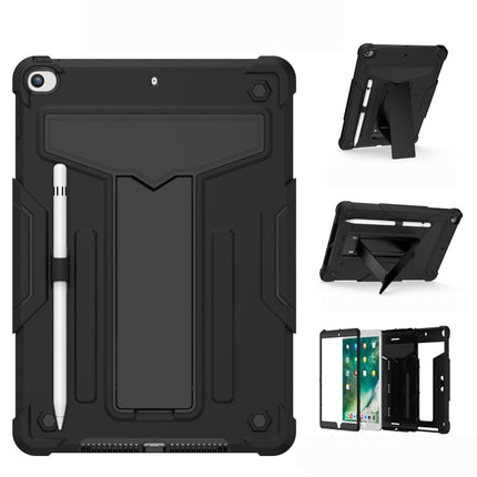 T-shaped Bracket Contrast Color Shockproof PC + Silicone Flat Protective Case, For iPad 10.2 / iPad Pro 10.5, For Samsung Galaxy Tab A8.4 (2020) T307