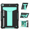 T-shaped Bracket Contrast Color Shockproof PC + Silicone Flat Protective Case, For iPad 10.2 / iPad Pro 10.5, For Samsung Galaxy Tab A8.4 (2020) T307, For Samsung Galaxy Tab A8.0 (2019) T290