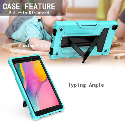 T-shaped Bracket Contrast Color Shockproof PC + Silicone Flat Protective Case, For Samsung Galaxy Tab A8.0 (2019) T290, For Samsung Galaxy Tab A10.1 (2019) T510