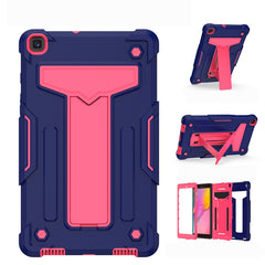 T-shaped Bracket Contrast Color Shockproof PC + Silicone Flat Protective Case, For Samsung Galaxy Tab A8.0 (2019) T290, For Samsung Galaxy Tab A10.1 (2019) T510