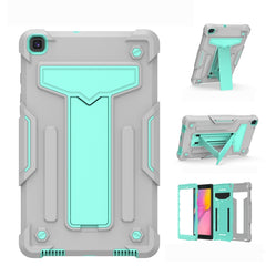 T-shaped Bracket Contrast Color Shockproof PC + Silicone Flat Protective Case, For Samsung Galaxy Tab A8.0 (2019) T290, For Samsung Galaxy Tab A10.1 (2019) T510
