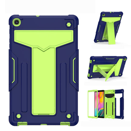 T-shaped Bracket Contrast Color Shockproof PC + Silicone Flat Protective Case, For Samsung Galaxy Tab A8.0 (2019) T290, For Samsung Galaxy Tab A10.1 (2019) T510
