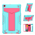 For Samsung Galaxy Tab A8.4 (2020) T307 / Mint Green+Rose Red