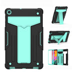 For Samsung Galaxy Tab A8.4 (2020) T307 / Black+Mint Geen