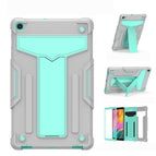 For Samsung Galaxy Tab A8.4 (2020) T307 / Grey+Mint Green