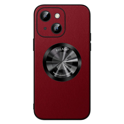 SULADA Microfiber Leather MagSafe Magnetic Phone Case, For iPhone 13 Pro, For iPhone 13, For iPhone 12