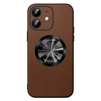 SULADA Microfiber Leather MagSafe Magnetic Phone Case, For iPhone 13 Pro, For iPhone 13, For iPhone 12