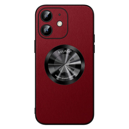 SULADA Microfiber Leather MagSafe Magnetic Phone Case, For iPhone 13 Pro, For iPhone 13, For iPhone 12