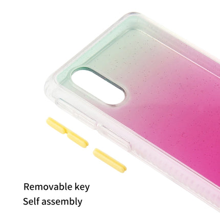 2pcs Gradient Marble Phone Case, For Xiaomi Redmi 9A, For Xiaomi Redmi 9, For Xiaomi Redmi 9C, For Xiaomi Redmi Note 9, For Xiaomi Redmi Note 9S