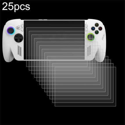 25pcs 9H 0.3mm Explosion-proof Tempered Glass Film, For ASUS Xbox Ally 7.0 inch 2025, For ASUS Rog Ally X 7.0, For ASUS ROG Ally