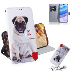 Colored Drawing Horizontal Flip Leather Case with Holder & Card Slot & Wallet
