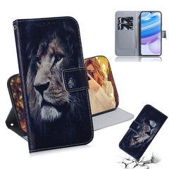 Colored Drawing Horizontal Flip Leather Case with Holder & Card Slot & Wallet