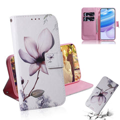 Colored Drawing Horizontal Flip Leather Case with Holder & Card Slot & Wallet