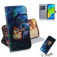Colored Drawing Horizontal Flip Leather Case with Holder & Card Slot & Wallet