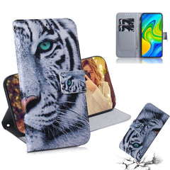 Colored Drawing Horizontal Flip Leather Case with Holder & Card Slot & Wallet
