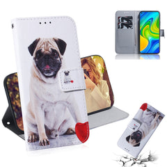 Colored Drawing Horizontal Flip Leather Case with Holder & Card Slot & Wallet