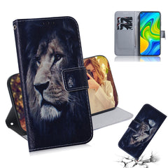 Colored Drawing Horizontal Flip Leather Case with Holder & Card Slot & Wallet