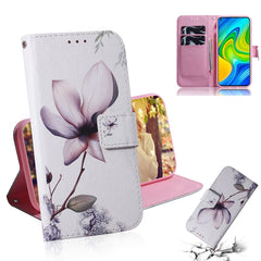 Colored Drawing Horizontal Flip Leather Case with Holder & Card Slot & Wallet