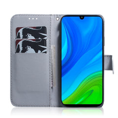 Colored Drawing Horizontal Flip Leather Case with Holder & Card Slot & Wallet