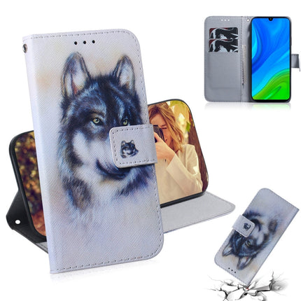 Colored Drawing Horizontal Flip Leather Case with Holder & Card Slot & Wallet, For Huawei P Smart 2020, For Huawei P40 Lite 5G