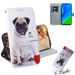 Colored Drawing Horizontal Flip Leather Case with Holder & Card Slot & Wallet