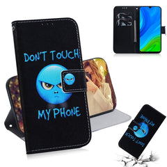 Colored Drawing Horizontal Flip Leather Case with Holder & Card Slot & Wallet