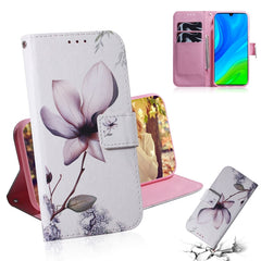 Colored Drawing Horizontal Flip Leather Case with Holder & Card Slot & Wallet