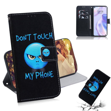 Colored Drawing Horizontal Flip Leather Case with Holder & Card Slot & Wallet, For Huawei P Smart 2020, For Huawei P40 Lite 5G