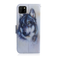 Colored Drawing Horizontal Flip Leather Case with Holder & Card Slot & Wallet