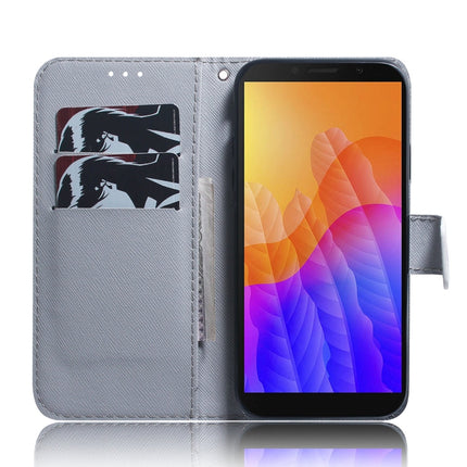 Colored Drawing Horizontal Flip Leather Case with Holder & Card Slot & Wallet, For Huawei Y5P, For Huawei Y6P