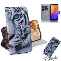 Colored Drawing Horizontal Flip Leather Case with Holder & Card Slot & Wallet