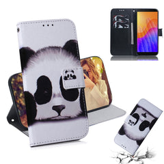 Colored Drawing Horizontal Flip Leather Case with Holder & Card Slot & Wallet