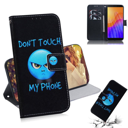 Colored Drawing Horizontal Flip Leather Case with Holder & Card Slot & Wallet, For Huawei Y5P, For Huawei Y6P