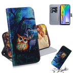 For Huawei Y6P / Oil Painting Owl