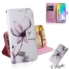 Colored Drawing Horizontal Flip Leather Case with Holder & Card Slot & Wallet