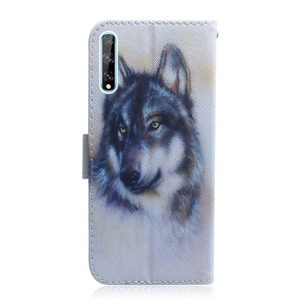 Colored Drawing Horizontal Flip Leather Case with Holder & Card Slot & Wallet, For Huawei P Smart S / Enjoy 10S / Y8P, For Motorola Moto G8 Power Lite