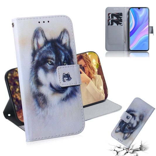 Colored Drawing Horizontal Flip Leather Case with Holder & Card Slot & Wallet