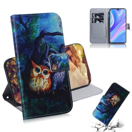 Colored Drawing Horizontal Flip Leather Case with Holder & Card Slot & Wallet, For Huawei P Smart S / Enjoy 10S / Y8P, For Motorola Moto G8 Power Lite