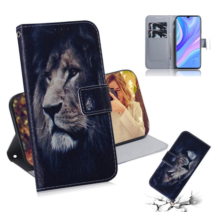 Colored Drawing Horizontal Flip Leather Case with Holder & Card Slot & Wallet, For Huawei P Smart S / Enjoy 10S / Y8P, For Motorola Moto G8 Power Lite