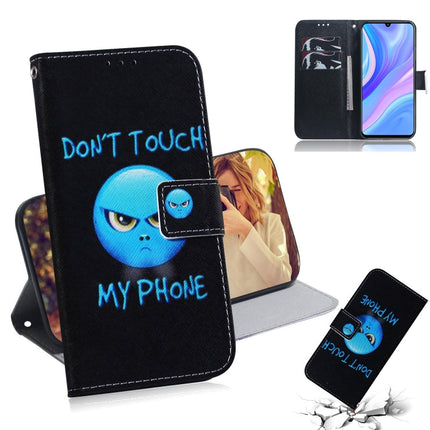 Colored Drawing Horizontal Flip Leather Case with Holder & Card Slot & Wallet, For Huawei P Smart S / Enjoy 10S / Y8P, For Motorola Moto G8 Power Lite