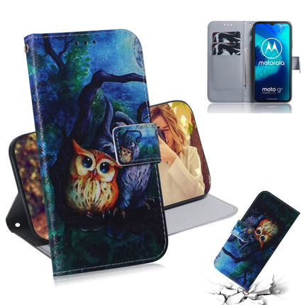 Colored Drawing Horizontal Flip Leather Case with Holder & Card Slot & Wallet, For Huawei P Smart S / Enjoy 10S / Y8P, For Motorola Moto G8 Power Lite