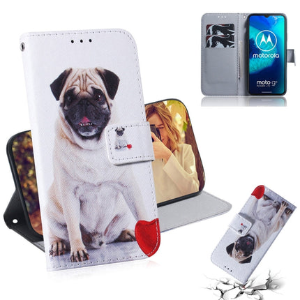 Colored Drawing Horizontal Flip Leather Case with Holder & Card Slot & Wallet, For Huawei P Smart S / Enjoy 10S / Y8P, For Motorola Moto G8 Power Lite