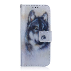 Colored Drawing Horizontal Flip Leather Case with Holder & Card Slot & Wallet