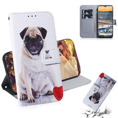 Colored Drawing Horizontal Flip Leather Case with Holder & Card Slot & Wallet