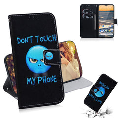 Colored Drawing Horizontal Flip Leather Case with Holder & Card Slot & Wallet