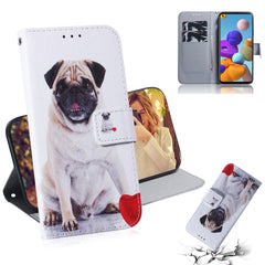 Colored Drawing Horizontal Flip Leather Case with Holder & Card Slot & Wallet
