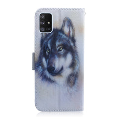 Colored Drawing Horizontal Flip Leather Case with Holder & Card Slot & Wallet