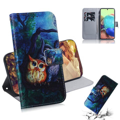 Colored Drawing Horizontal Flip Leather Case with Holder & Card Slot & Wallet