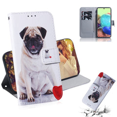Colored Drawing Horizontal Flip Leather Case with Holder & Card Slot & Wallet
